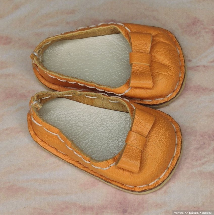 Туфли - балетки для Paola Reina, оранжевые, № 2 (фото 3)