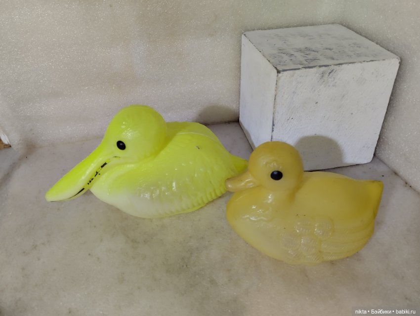 Игрушки СССР Утка и пеликан (фото 3)