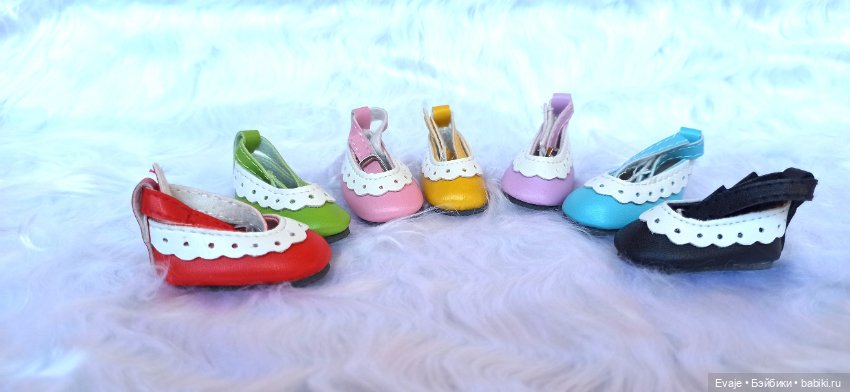 Туфли "Кружево" 7 цветов — Обувь для кукол