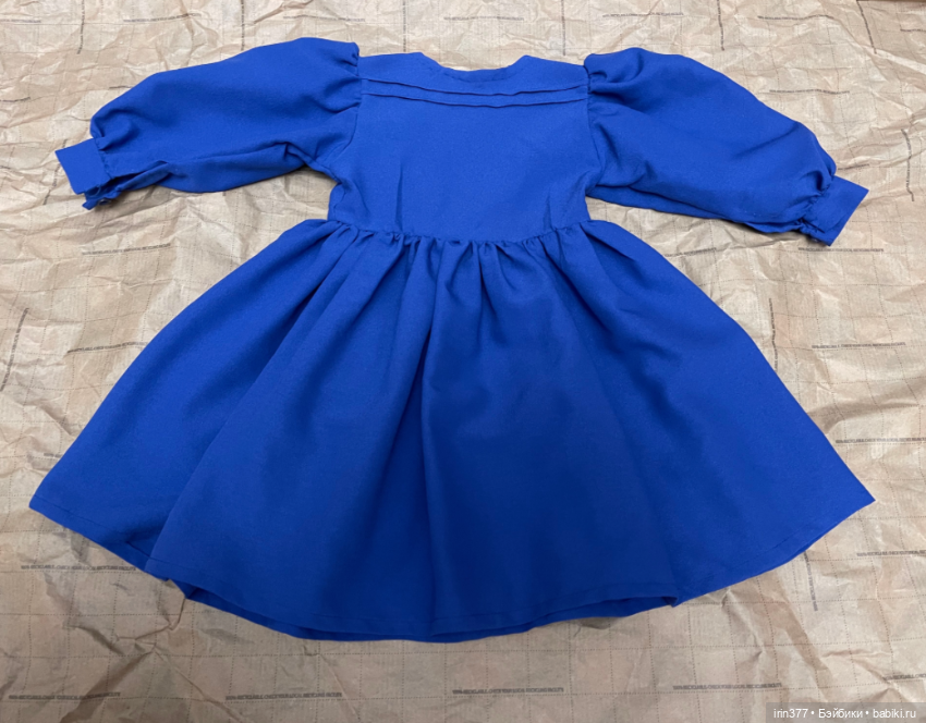 Комплект платье + фартук для куклы (фото 6)