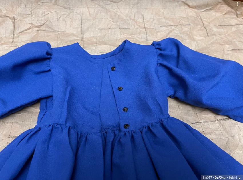 Комплект платье + фартук для куклы (фото 7)