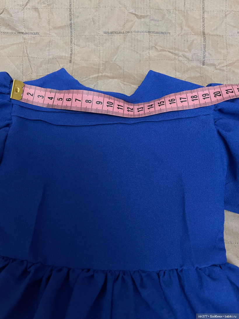 Комплект платье + фартук для куклы (фото 9)