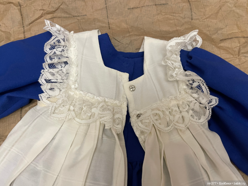 Комплект платье + фартук для куклы (фото 3)
