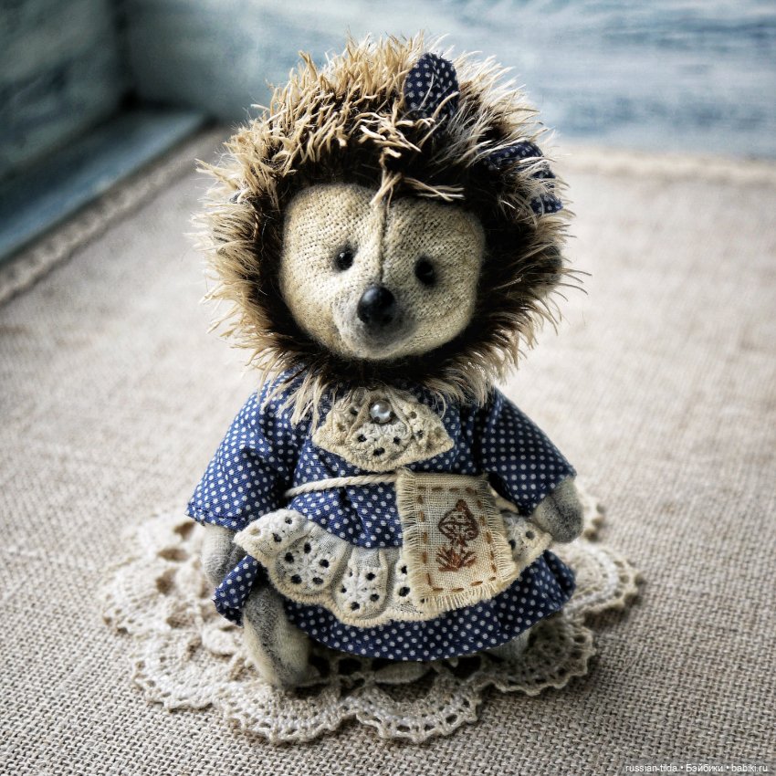 Ëжик Тедди девочка — Авторские игрушки (фото 2)