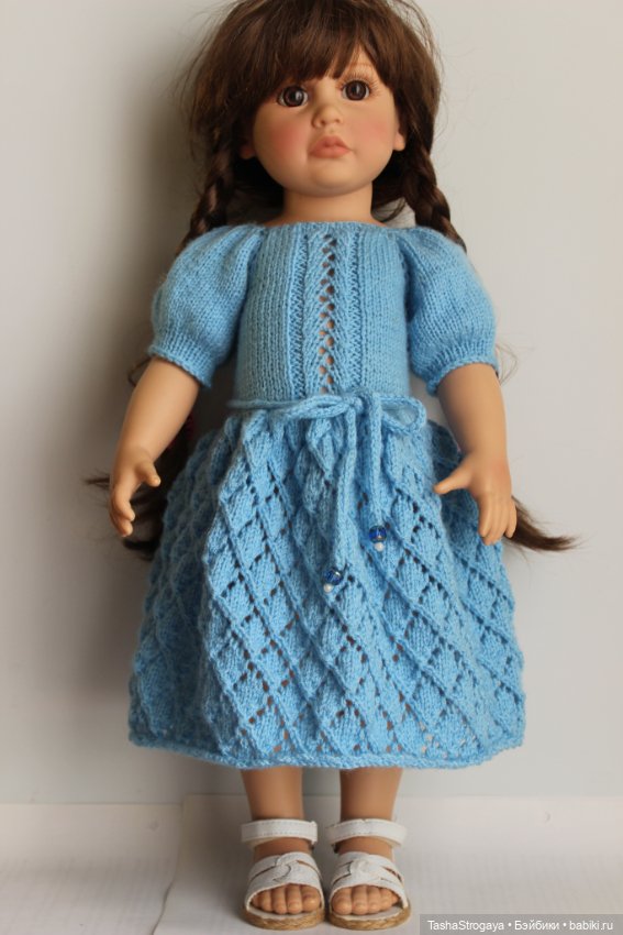 Вязаные платья для Gotz 50 см (фото 7)