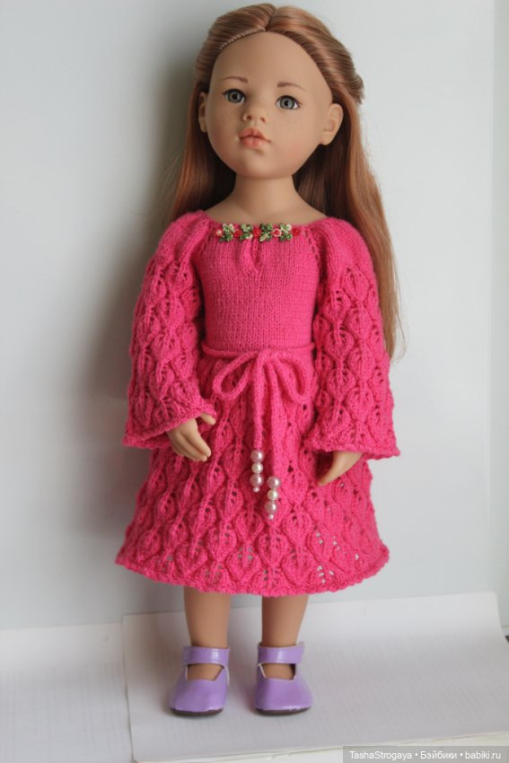 Вязаные платья для Gotz 50 см (фото 2)