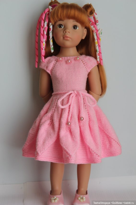 Вязаные платья для Gotz 50 см (фото 5)