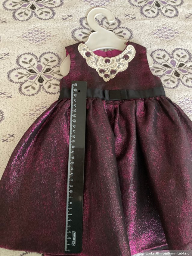 Нарядная одежда для малышек до 70 см, в ассортименте (фото 8)