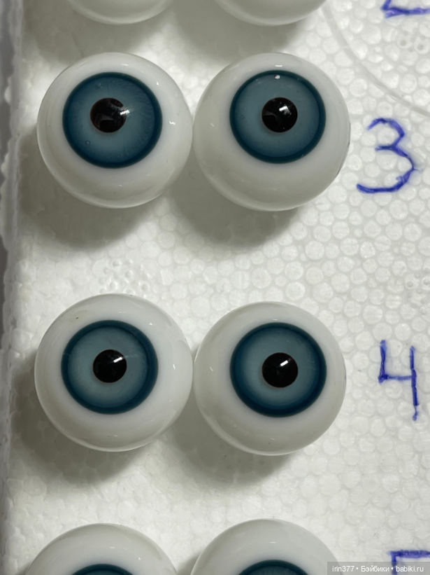 Глаза для антикварных кукол Лауша (фото 3)