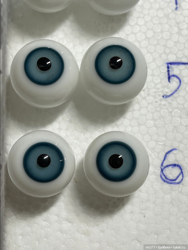 Глаза для антикварных кукол Лауша (фото 4)