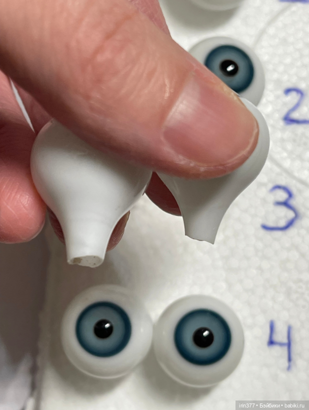 Глаза для антикварных кукол Лауша (фото 7)