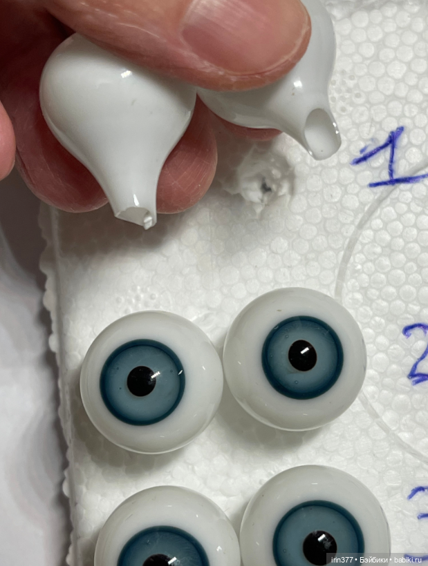 Глаза для антикварных кукол Лауша (фото 5)