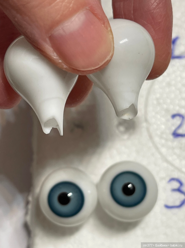 Глаза для антикварных кукол Лауша (фото 6)