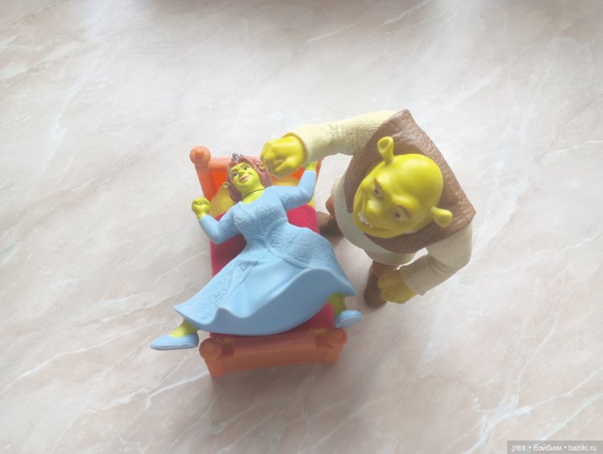 Шрек,Фиона и кровать,лотом (фото 3)