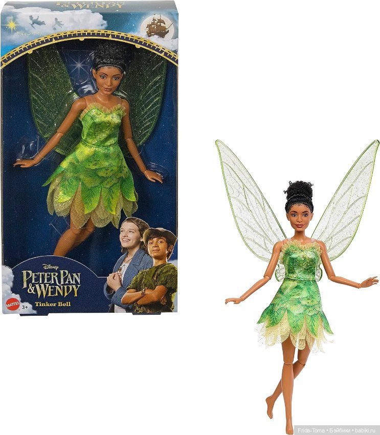 Барби Фея Динь-Динь Питер Пэн Тинкер белл Яра Шахиди Barbie Tinker Bell Fairy Peter Pan кукла #2