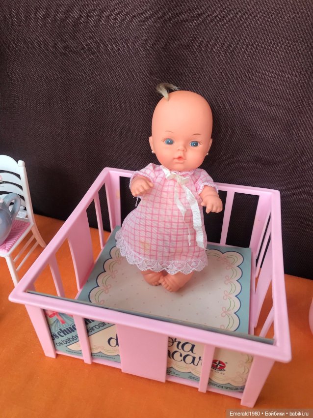 Кукла Estrela с манежем — Винтажные куклы и игрушки детства