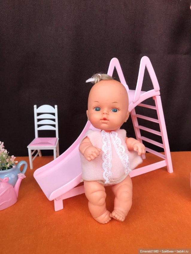 Кукла Estrela с горкой — Винтажные куклы и игрушки детства