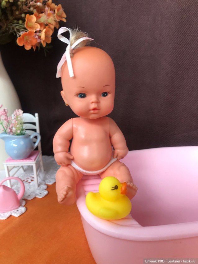 Кукла и ванночка Estrela 90е (фото 2)