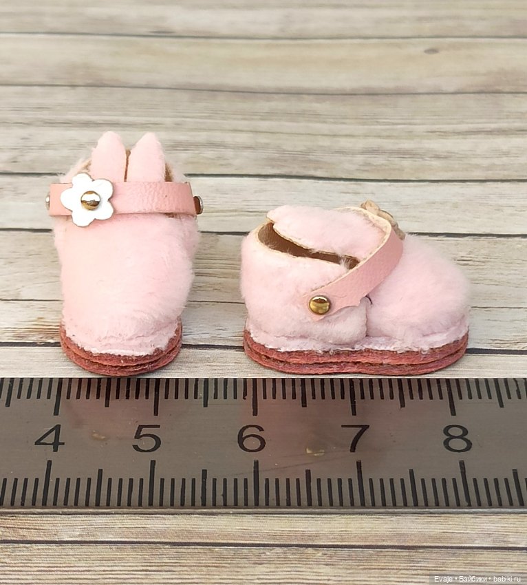 Угги-зайки, меховые - размер 1/12 (фото 5)