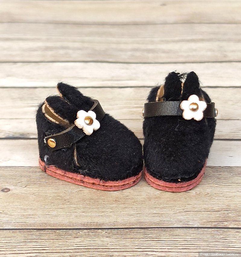 Угги-зайки, меховые - размер 1/12 (фото 2)