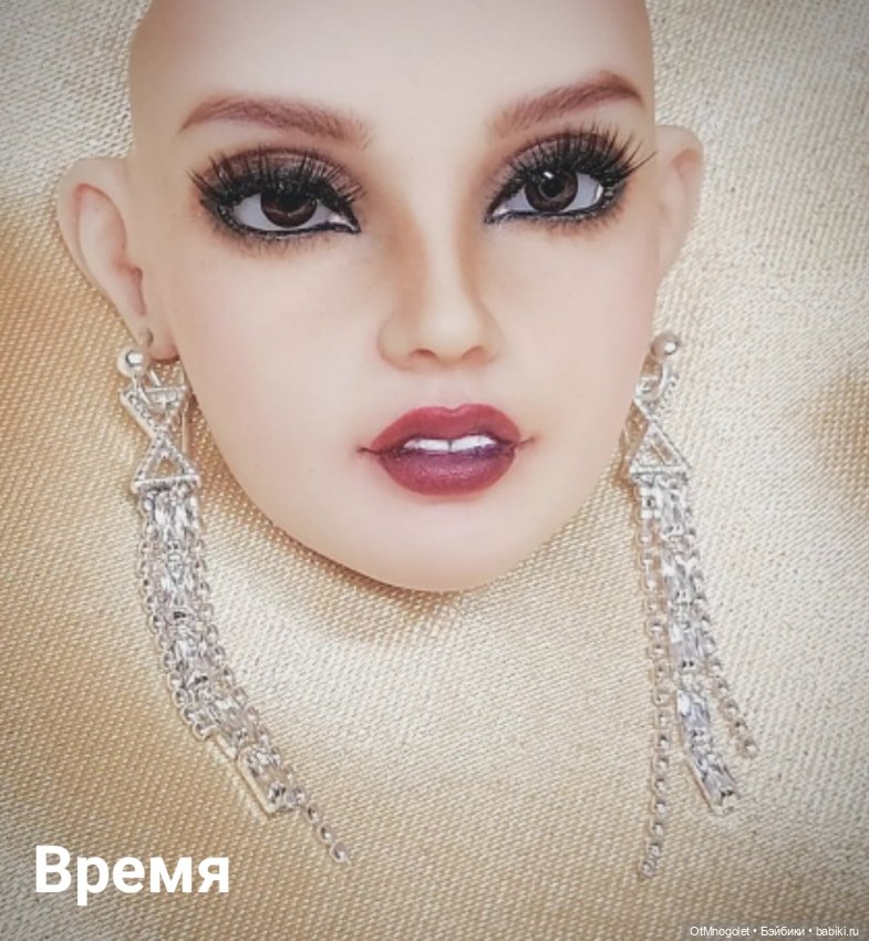 Серьги с цирконием — Аксессуары для BJD (фото 9)