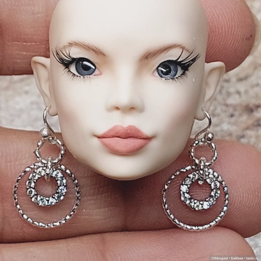 Серьги для кукол 1:6 1:5 1:4 (фото 4)