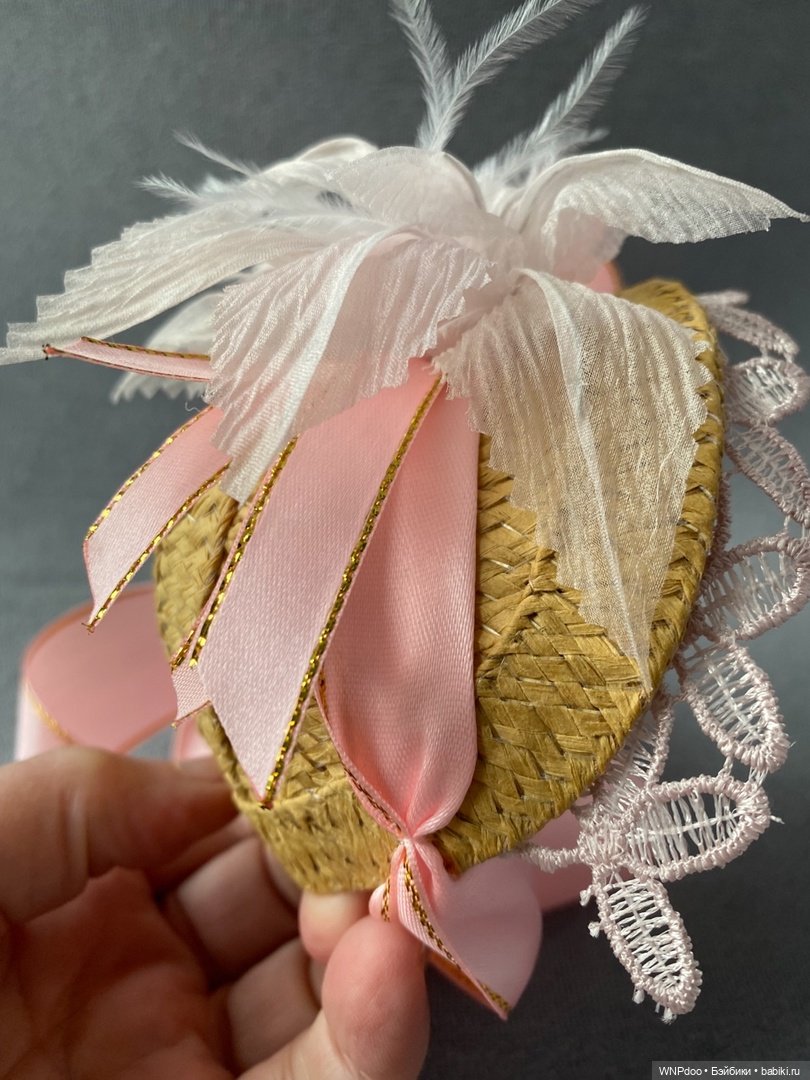 Шляпа капор с цветком — Шляпы (фото 2)