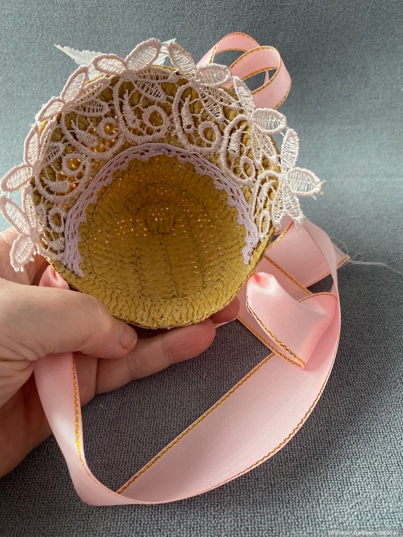 Шляпа капор с цветком — Шляпы (фото 4)