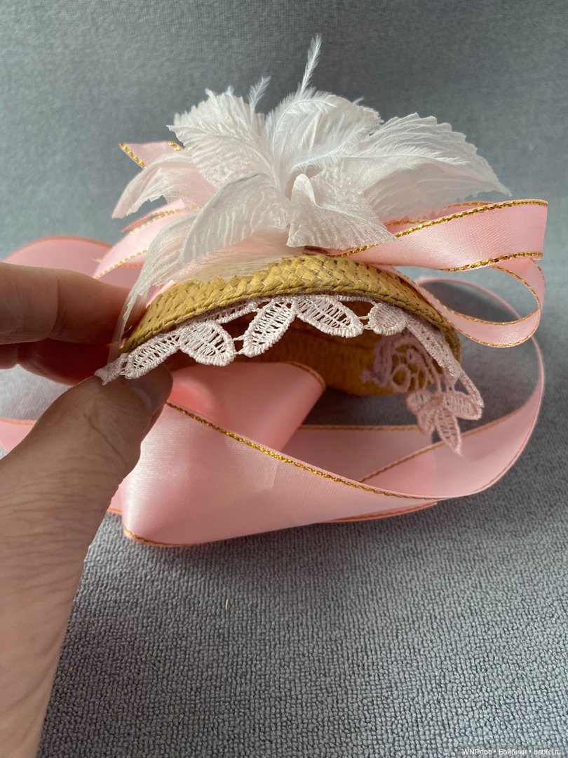 Шляпа капор с цветком — Шляпы (фото 5)