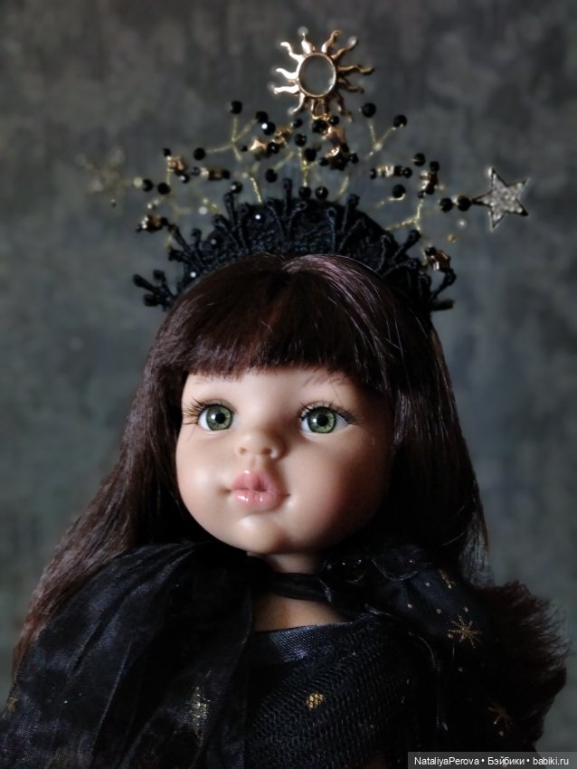 Одежда для кукол Paola Reina / Паола Рейна. Авторский комплект " Царица ночи" (фото 3)