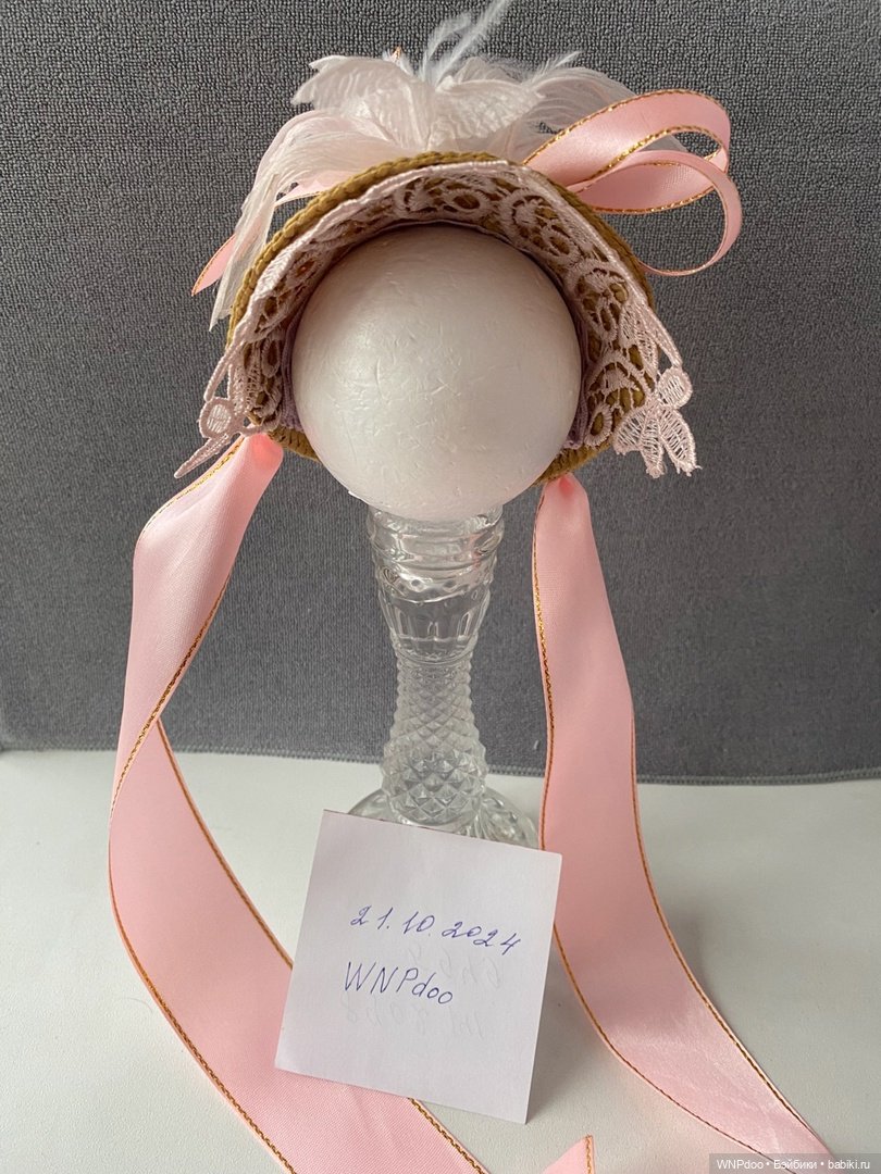 Шляпа капор с цветком — Шляпы (фото 8)