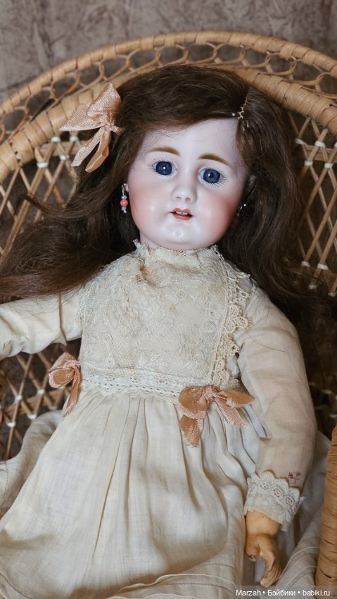 Редкая антикварная куколка от Simon&Halbig 949 молд (фото 8)