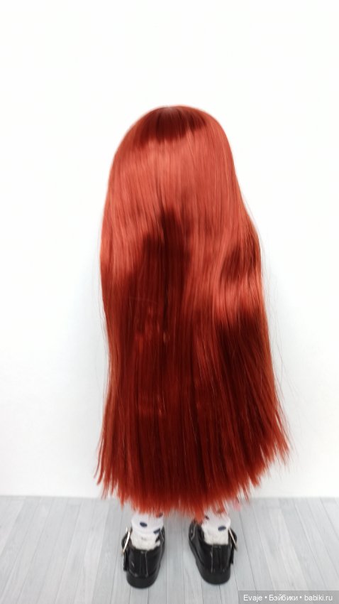 Парики 6-7", прямые длинные с челкой - 3 цвета (фото 3)