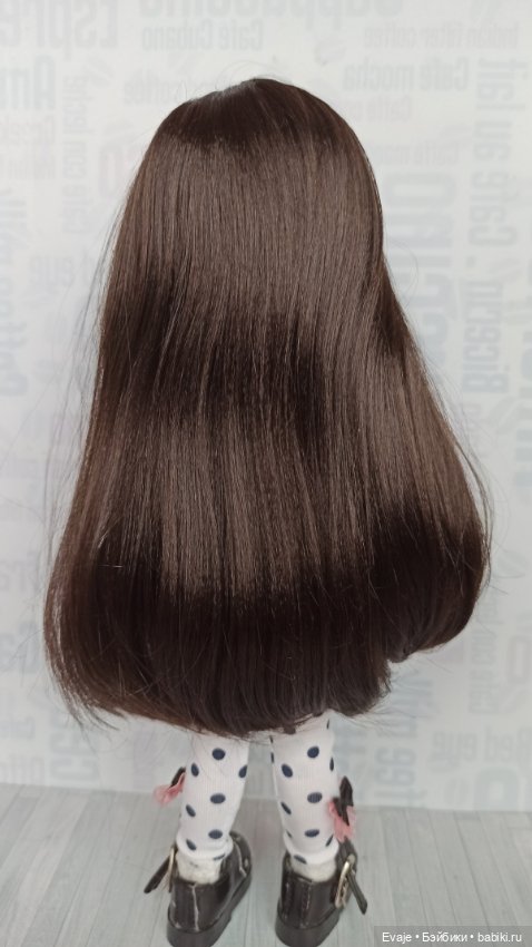 Парики 6-7" - Прямой с пробором, без челки - 6 цветов