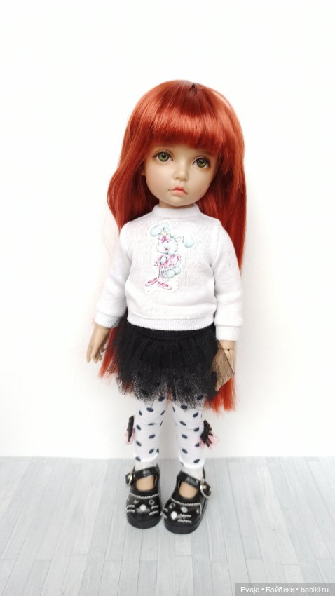 Парики 6-7", прямые длинные с челкой - 3 цвета (фото 2)