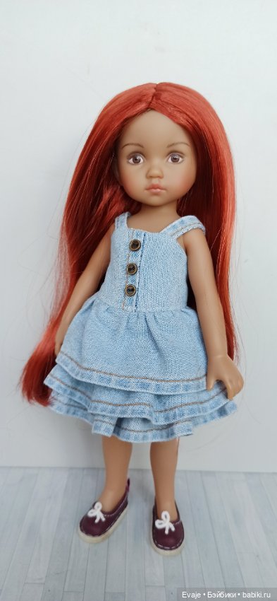 Парики 6-7" - Прямой с пробором, без челки - 6 цветов (фото 2)