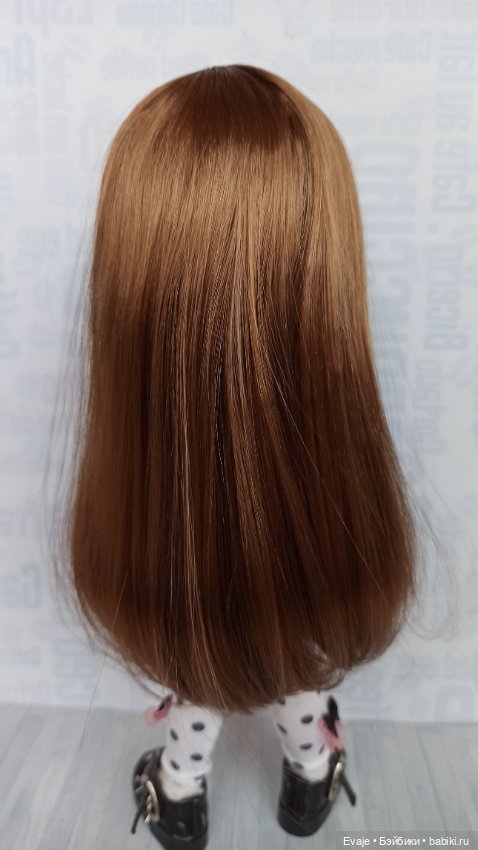 Парики 6-7" - Прямой с пробором, без челки - 6 цветов
