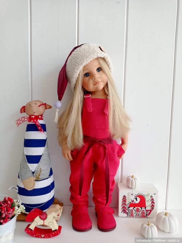 Новогодняя шапочка с сиреневой бусиной 💜 (фото 5)