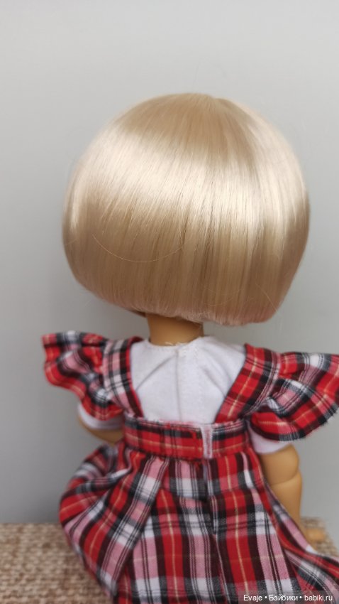 Парики 7-8" - Каре, 5 цветов. Подходят Meadow dolls 28 см, Ruby Red 31 см (фото 2)