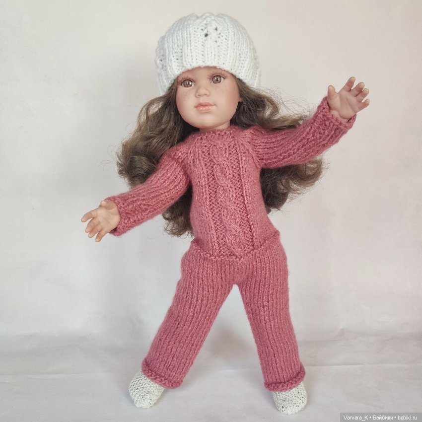 Llorens, большая артикуляционная кукла, шатенка, 42 см (фото 10)