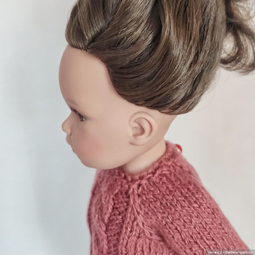 Llorens, большая артикуляционная кукла, шатенка, 42 см