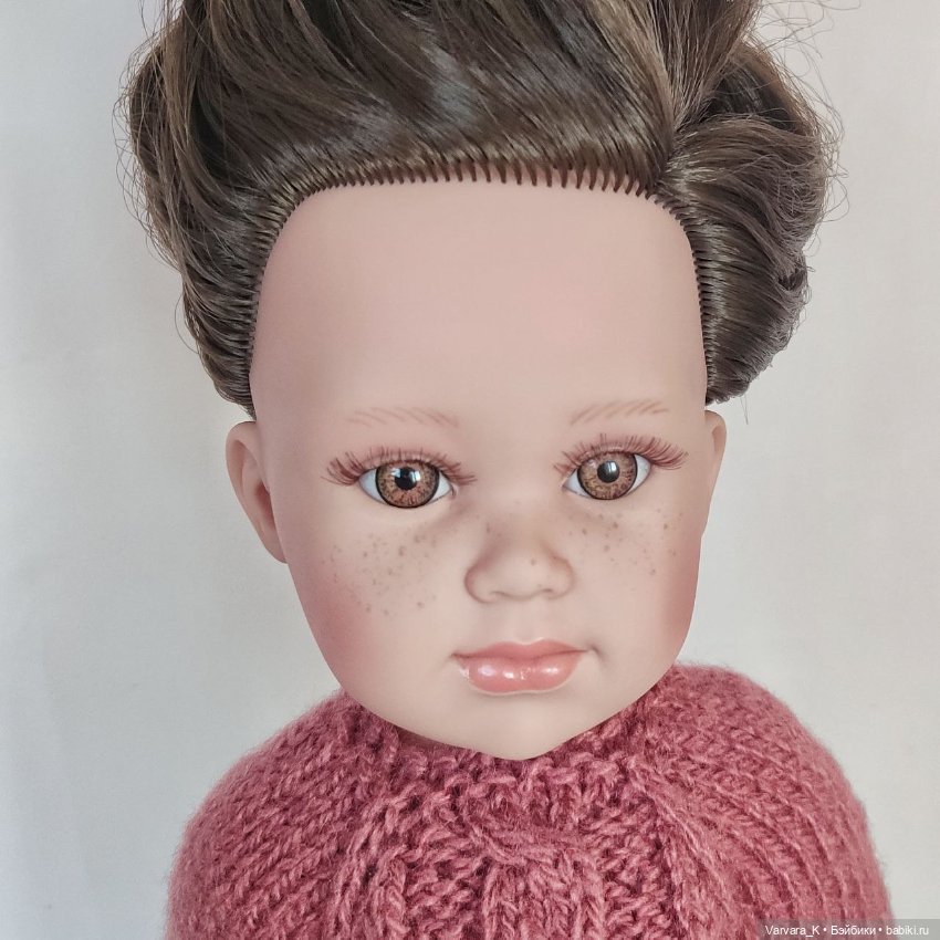 Llorens, большая артикуляционная кукла, шатенка, 42 см (фото 4)