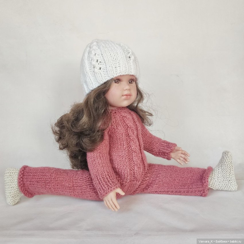 Llorens, большая артикуляционная кукла, шатенка, 42 см (фото 9)