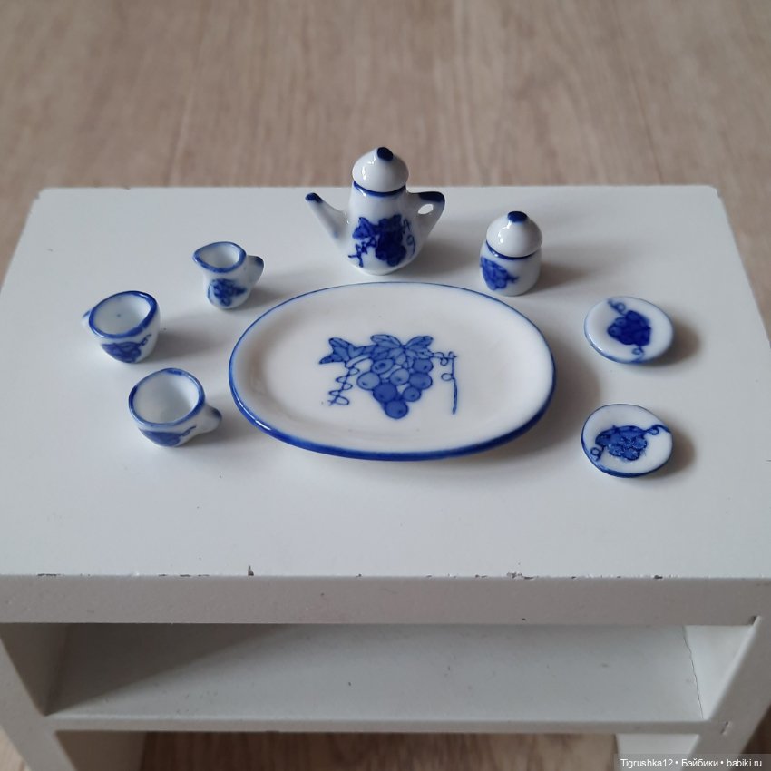 Чайный сервиз — Посуда для кукол (фото 4)