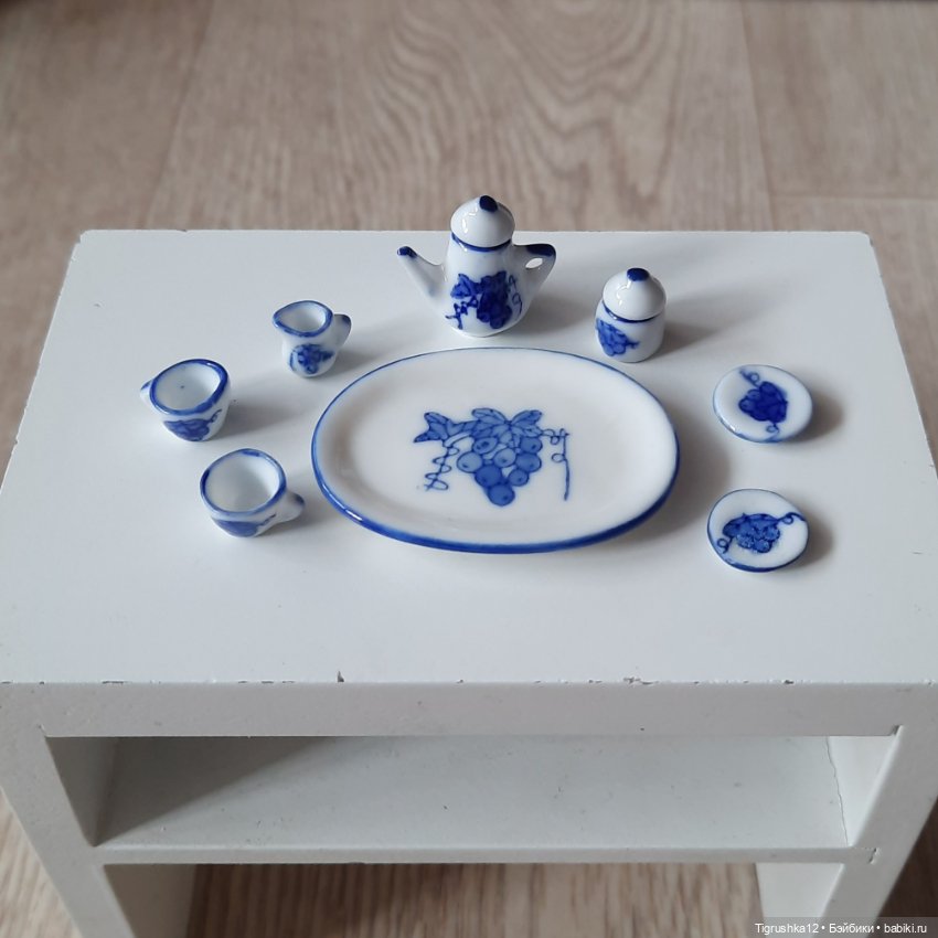 Чайный сервиз — Посуда для кукол (фото 5)