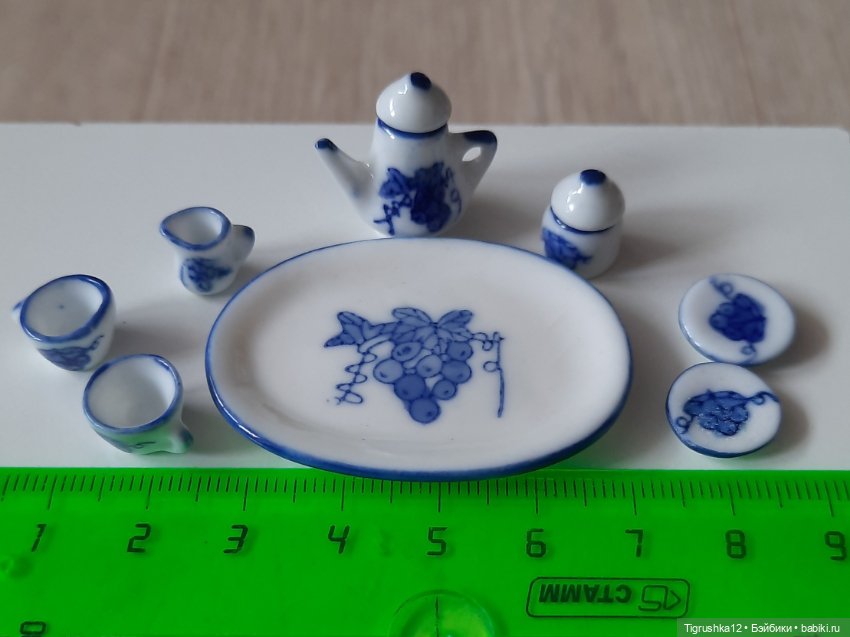Чайный сервиз — Посуда для кукол (фото 2)