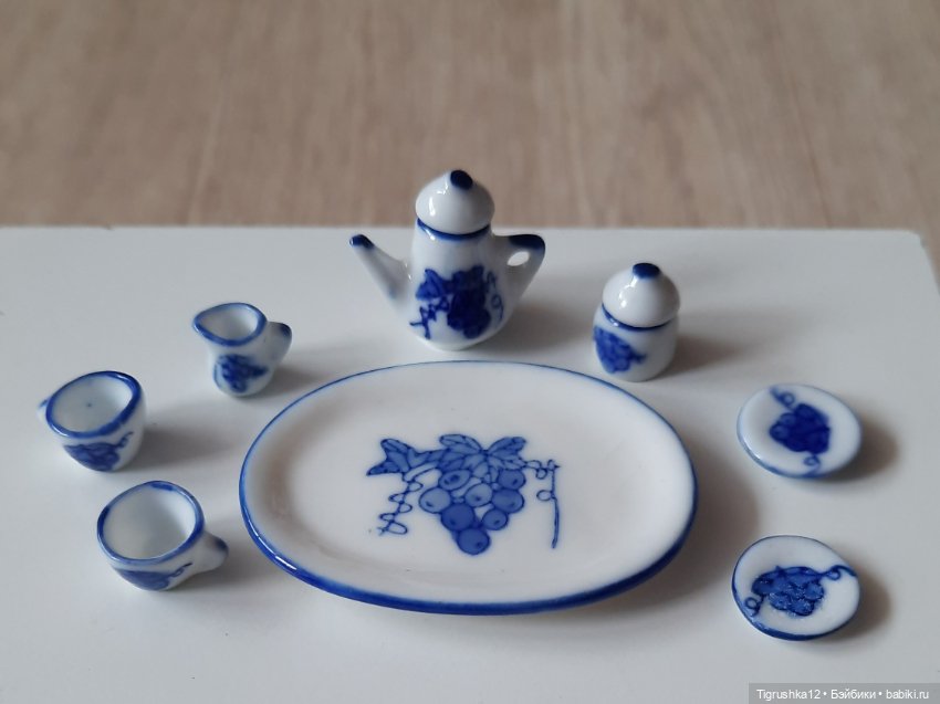 Чайный сервиз — Посуда для кукол (фото 3)