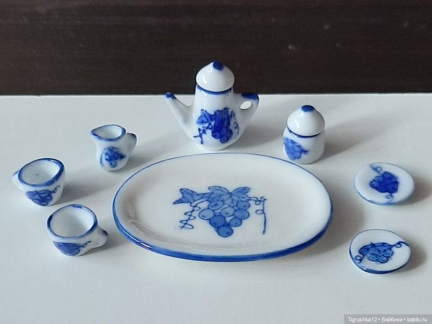 Чайный сервиз — Посуда для кукол (фото 6)