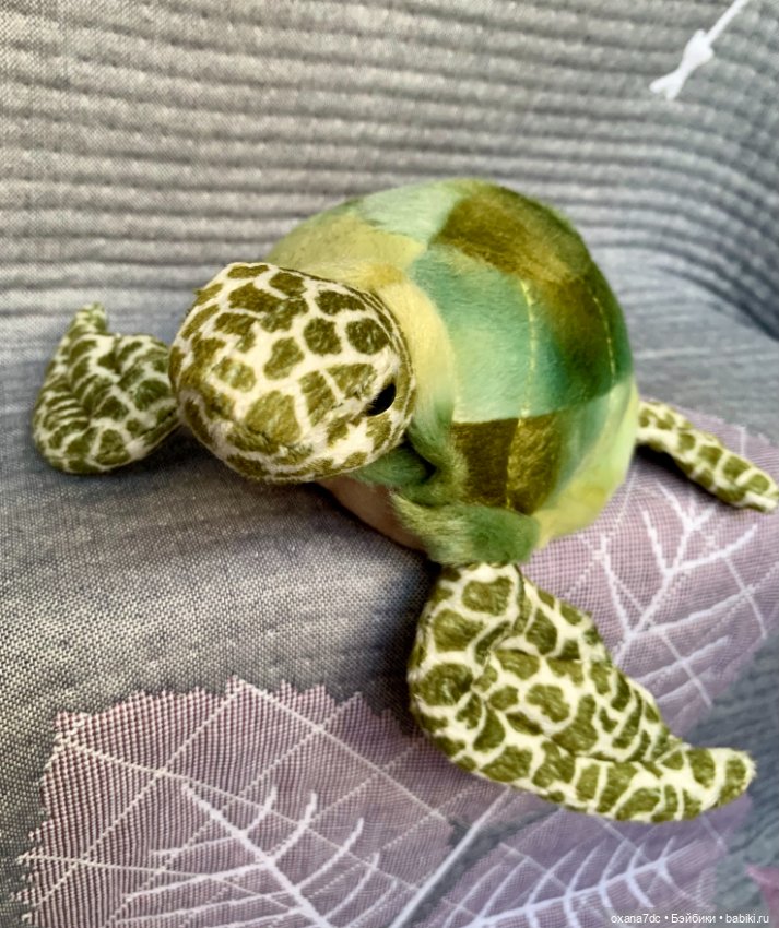 Мягкая игрушка - черепаха водная) (фото 5)