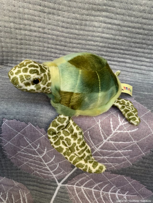 Мягкая игрушка - черепаха водная) (фото 6)